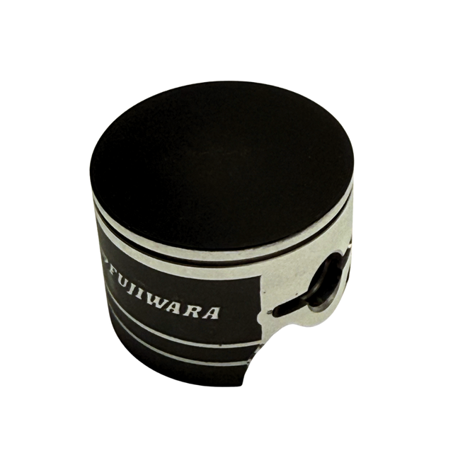 Piston with 'Fujiwara' branding on a white background