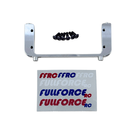 Metal bracket with screws and Fullforce RC branding on a white background