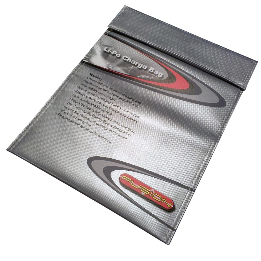 Gray 'Fusion' Lipo Charge Bag on a white background