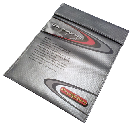 Gray 'Fusion' Lipo Charge Bag on a white background