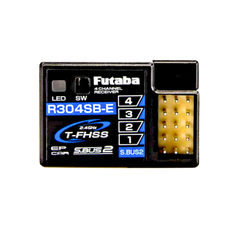 Futaba R304SB-E 4-Channel Surface Receiver with Telemetry T-FHSS (Internal Aerial)