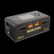 Gray charging device with 'IMARS D300' branding on a black background