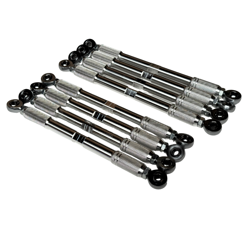 JCR 7075 Extended (2") Wheelbase 4 link Suspension kit for Primal Monster Trucks