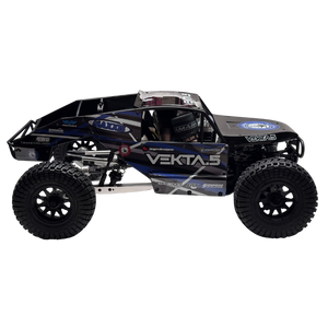 Model of a monster truck with 'Vekta' branding on a white background