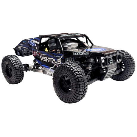 Model of a Vekta 5 off-road vehicle on a white background