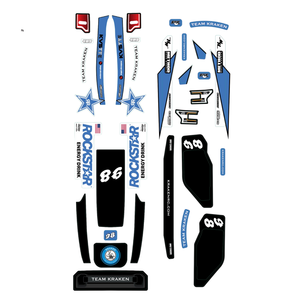 Kraken KV5TTE Ultra 2 ARTR Vinyl Wraps [KT8918]