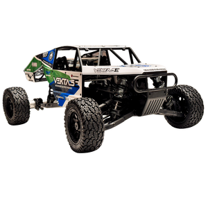 Model off-road vehicle with 'Vekta' branding on a white background