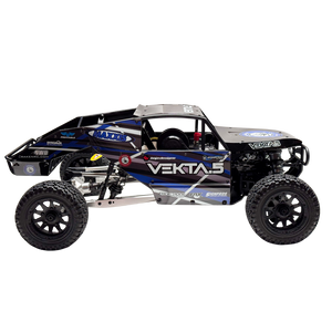 Model off-road vehicle with 'Vekta5' branding on a white background
