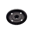 Black gear on a white background