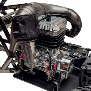 Close-up of a VEKTA engine on a white background