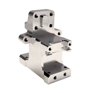 Metal mechanical component on a white background