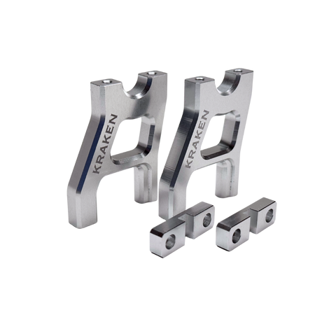 Kraken Vesla CNC Throttle Brake Servo Mounts with clamps (2) [KVS229]
