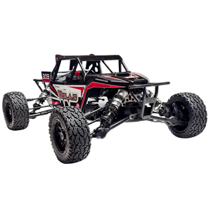 Model of a remote control off-road vehicle on a white background