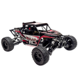 Model of a remote control off-road vehicle on a white background