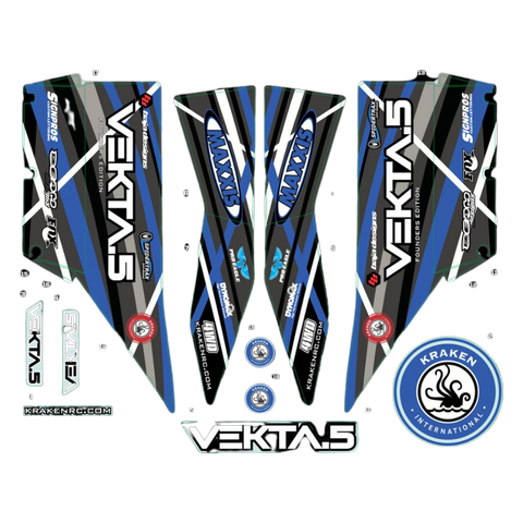 Kraken VEKTA.5 V3 Gas Edition (Blue/Grey) Wrap [KV3611]