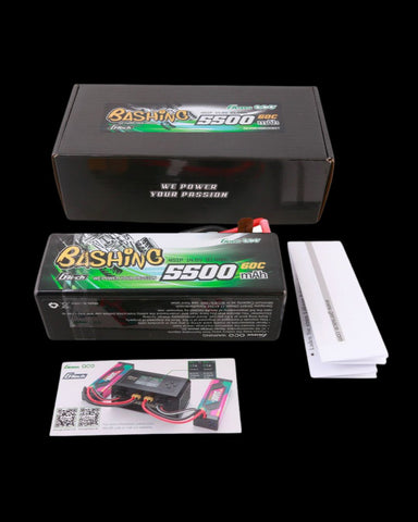 Li-Po Hard Case Battery G-Tech 4S 14.8V 5500mAh 60C [Redcat Vigilante etc]