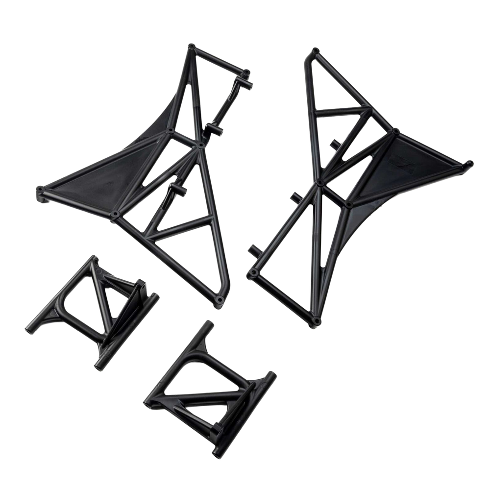 Losi Fender Mounts and Cage, Rear, L/R: 5IVE-T 3.0 [LOS-3629]