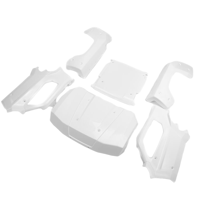 Losi Body Set, Complete, White: 5IVE-T 3.0 [LOS-3662]