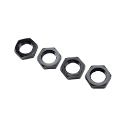 Losi Wheel Nut, Black (4): ALL 5IVE [LOS-3677]