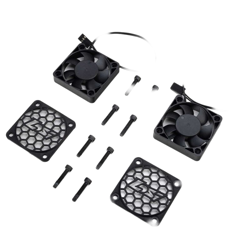 Replacement Cooling Fan, 50mm w/Losi Fan Cover (2): 5IVE-T Electric [LOS-3765]