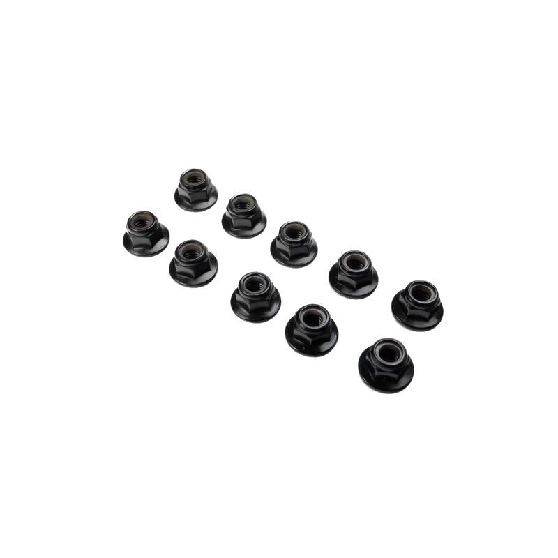 Flanged Nylock Nut, M5 STL (10) [LOS-3918]