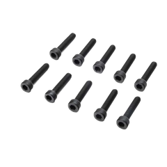 Losi Cap Head Screws, M4 x 20mm STL (10) [LOS-3926]