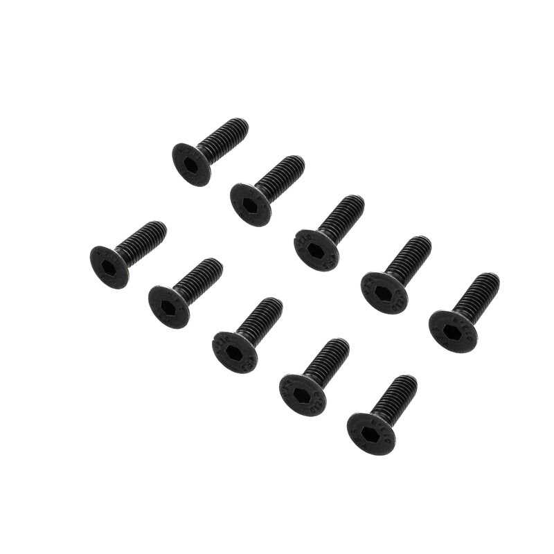 Losi Flat Head Screws, M6 x 20mm STL (10) [LOS-3932]
