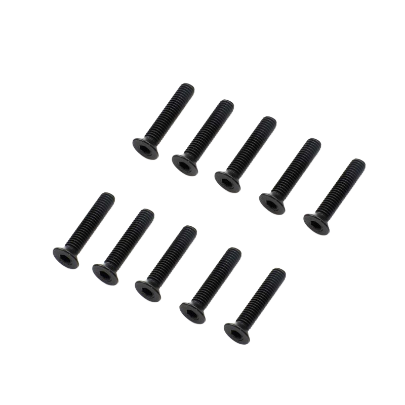 Losi Flat Head Screws, M5 x 25mm STL (10) [LOS-3954]