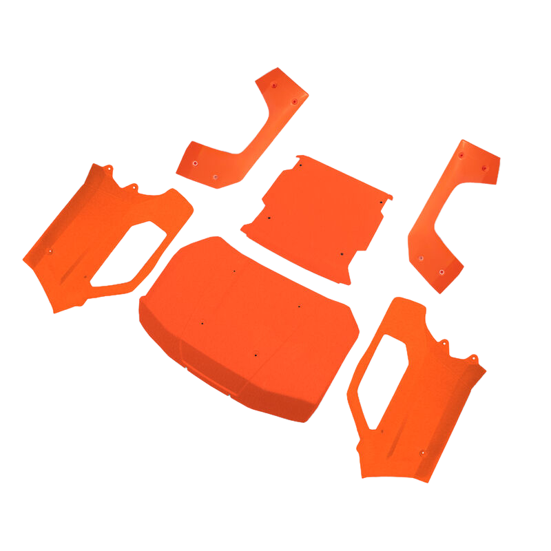 Losi Body Set Complete, Flourescent Orange: 5IVE-T 3.0 [LOS-4002]