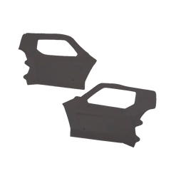 Losi Body Panel Door, L/R, Black: 5IVE-T 3.0 [LOS-4003]