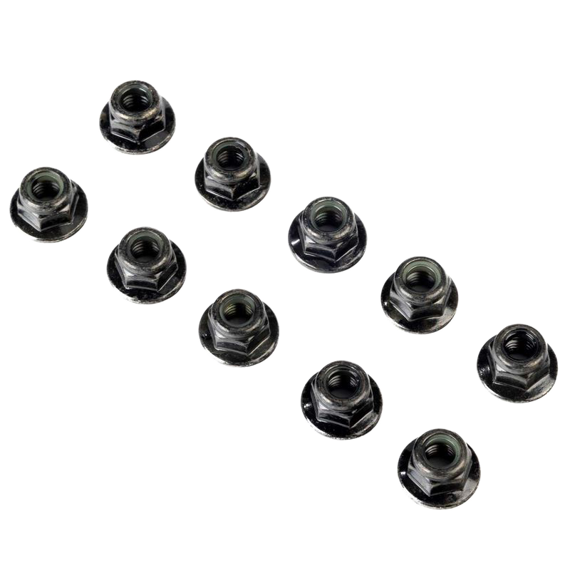 Losi Flanged Nylock Nut, M6 STL (10) [LOS-4030]