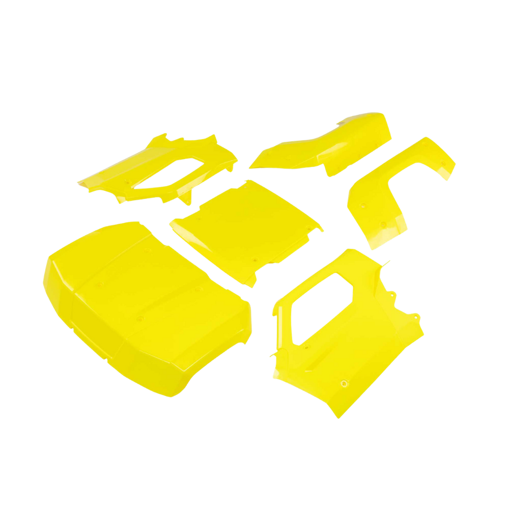 Losi Body Set Complete Flo Yellow 5IVE-T 3.0 [LOS-4348]