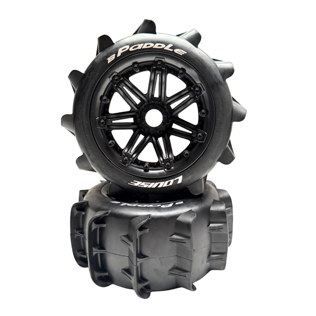 Louise RC 5th Scale 189mm Paddle 24mm Hex Wheels/Tyres [L-T3280B]