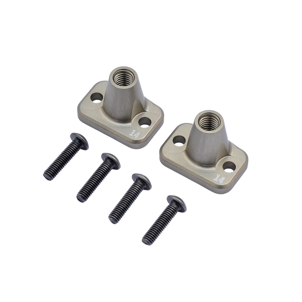 MCD DUOX Front Hub Roll Center Kingpin Adj. Inserts 14mm 2pcs [315301A]