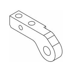 MCD DUOX Clutch Bell Carrier/Brake Plate Stiffener Alloy 2mm Down(Opt.) [415803A]