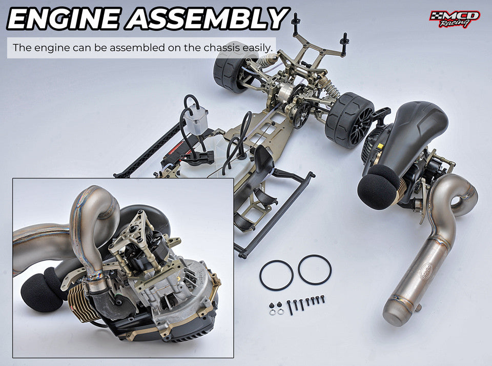 MCD Racing Duox engine modular removal system