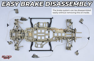 MCD Racing Duox Hydraulic brakes with master cylinders