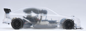 MCD Racing Duox with clear unpainted body shell