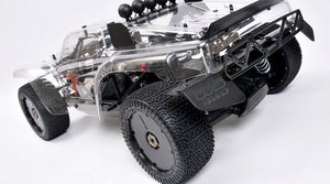 MCD W5 Competition 4WD Short Course truck with clear body