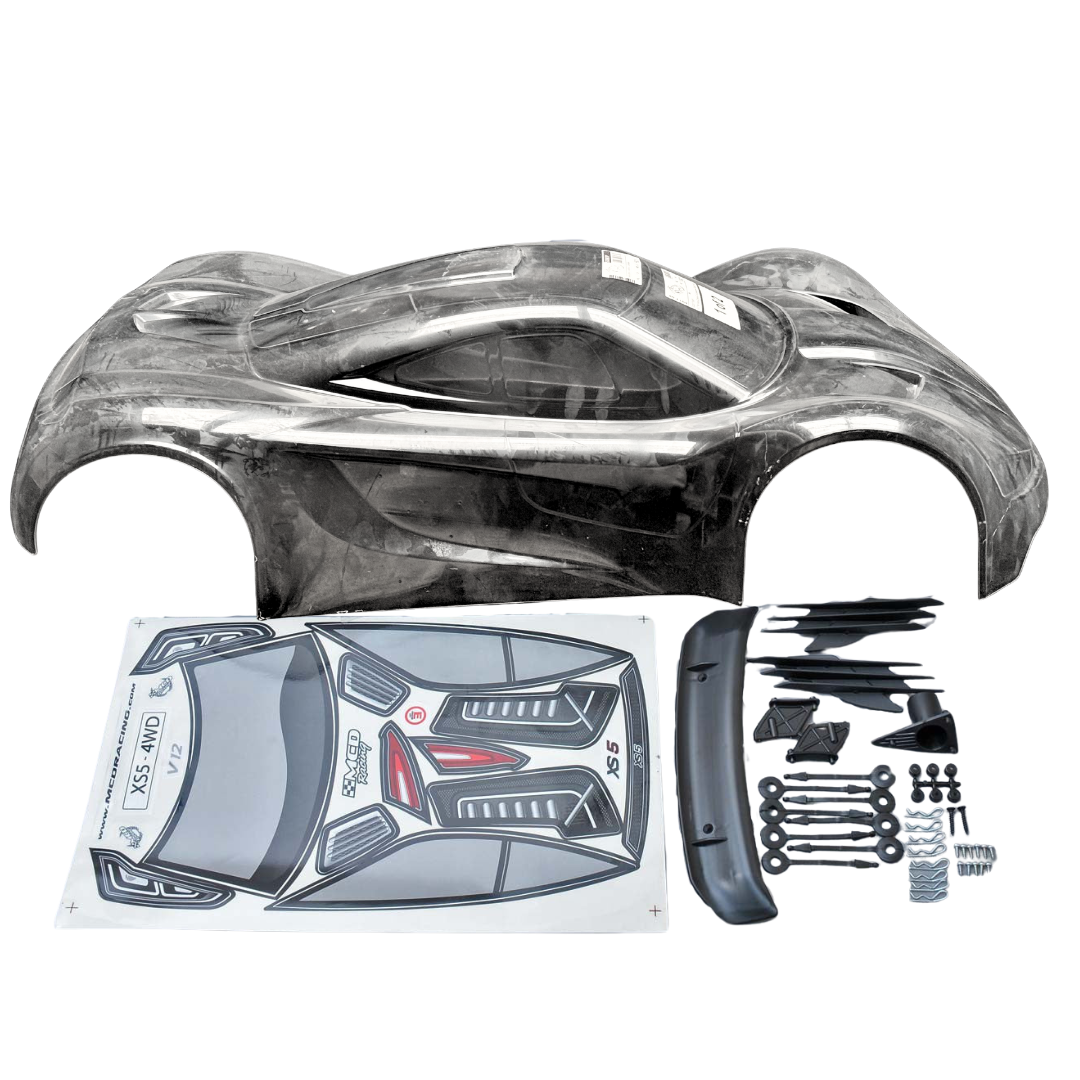 MCD XS5 Body Shell Kit Complete - 500901P – Taylor RC