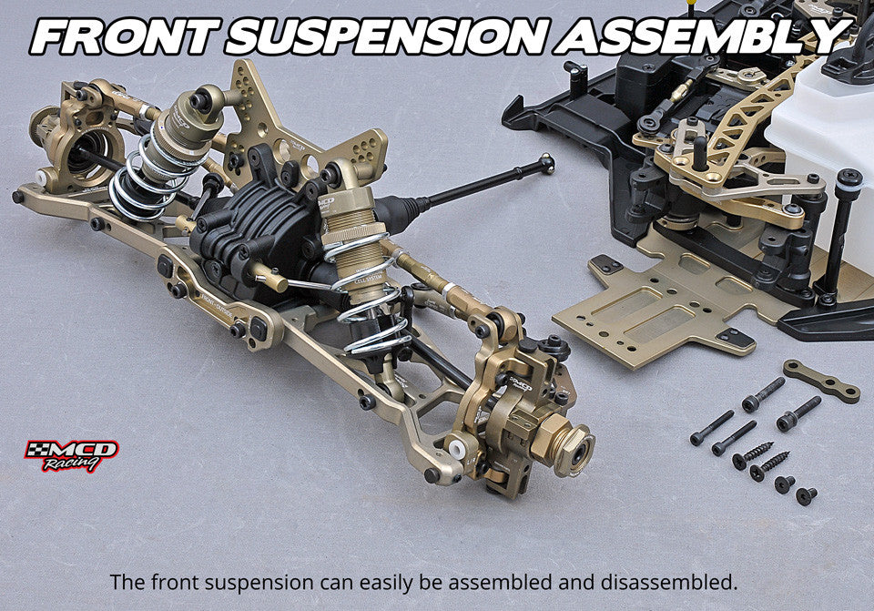 MCD XS5 All alloy front suspension