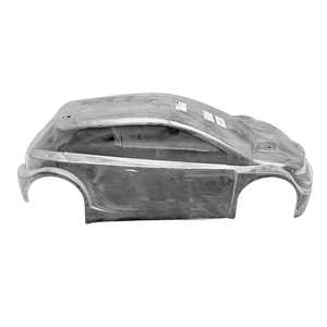 Car body shell on a white background