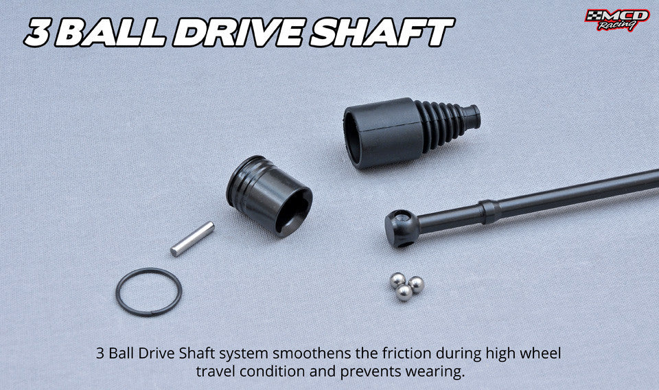 MCD W5 ball drive shaft assembly