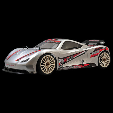 MCD Racing XS5 Max E supercar with silver body