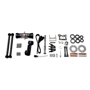 Outlaw V4 Billet Hybrid Slider kit version driveshafts, brake discs, bearings and fitting hardware