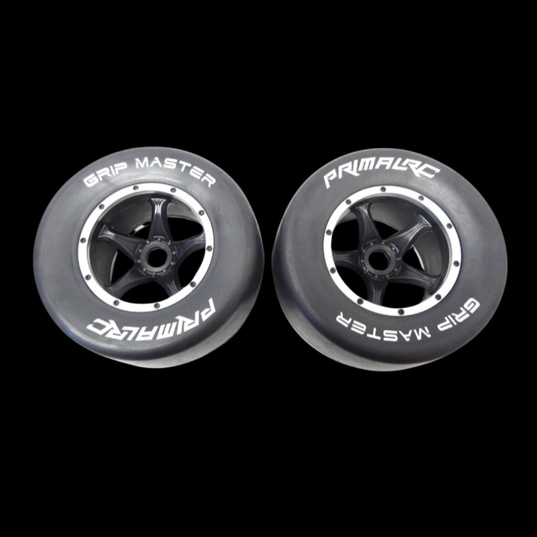 Primal RC Belted 1/5 Scale Racing Slick Wheels/Tires (set of 2)