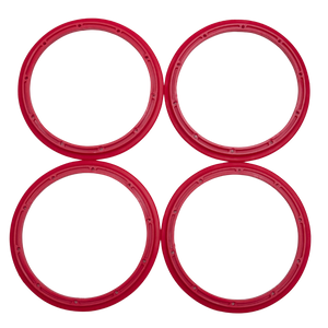 Primal Monster Truck Beadlocks -  RED