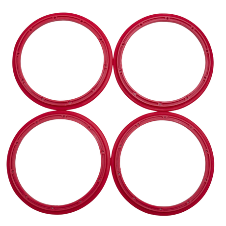 Primal Monster Truck Beadlocks -  RED