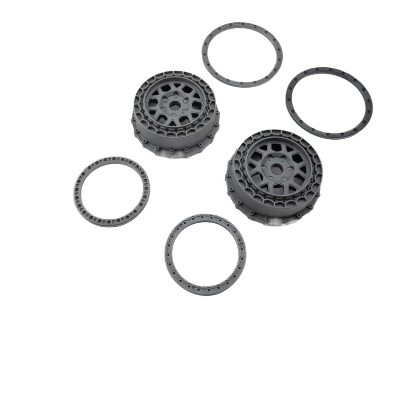 Pro-Line Wheel and Beadlock Set, Gray(2): 5IVE-T 3.0 [PRO287805]
