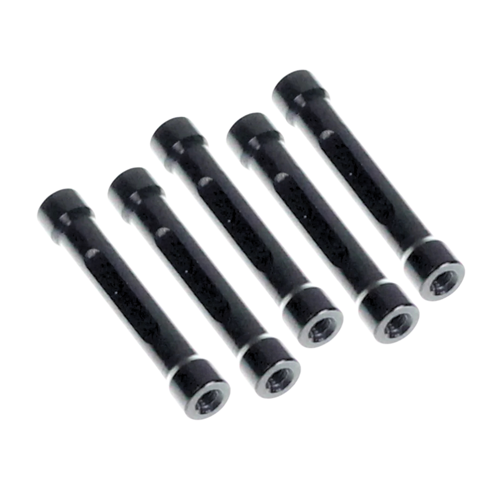 Ascent 18 Aluminum Frame Rail Braces Black (5pcs) [RER42132]